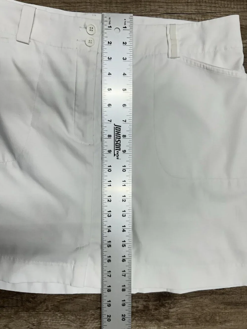 Nike Golf Skort Womens 16 White Fit Dry Performance Stretch Tennis Athletic